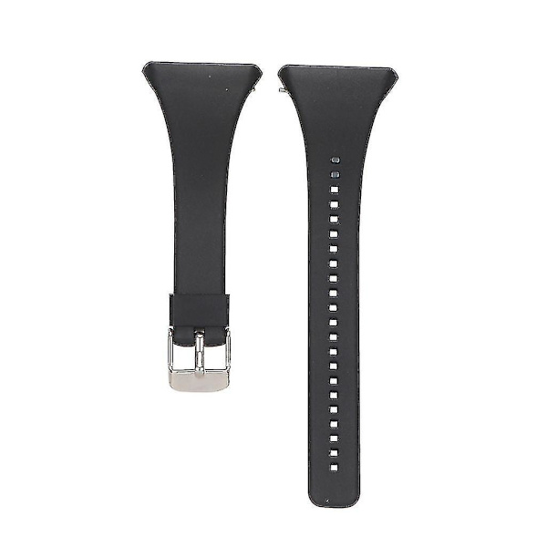 Silikone armbånd erstatningsrem til Polar Ft4 Ft7 Ft ur sort-max