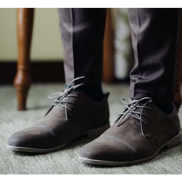 Vahatut pyöreät nauhat 3/32\" miesten ja naisten kenkiin - Tummanharmaa, 30\", 1 pari Dark Gray 30"-1 Pair