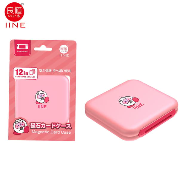 Magnetisk etui Kompatibel switch med 12 kassettepladser Bærbar Switch Spilkort Organizer-max