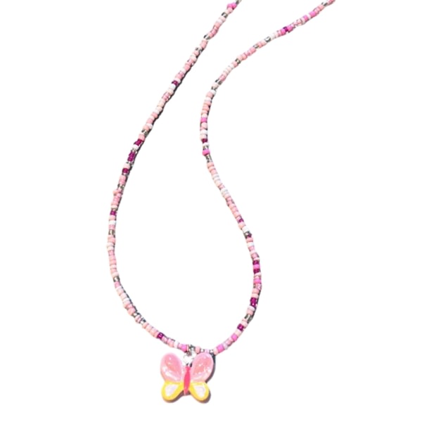 Fashionabla söta pärlor halsband Kort choker Y2K färgglada smycken hänge halsband rispärlor material för kvinnor flickor null - 6
