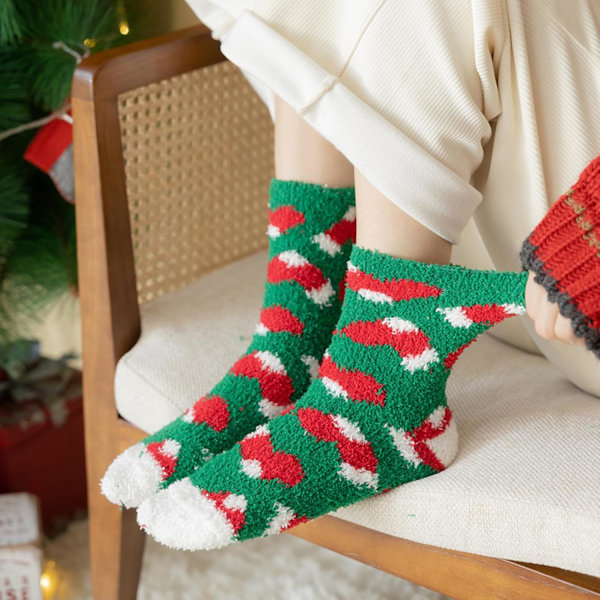 Joulu sukat unisex naiset miehet | pehmeät sukat joulu & sukat adventtikalenteri | onnelliset sukat joulu ja joulu sukat Set 1 10
