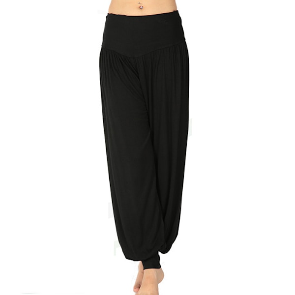 Dam Harlan Yoga Lös Lös Elastisk Høj Talje black,L