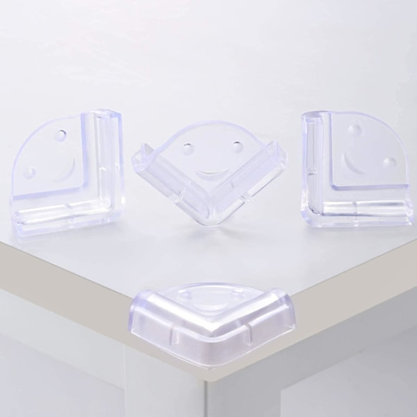 Hörnskydd Transparent Silikon Bord Hörn Baby Protecto
