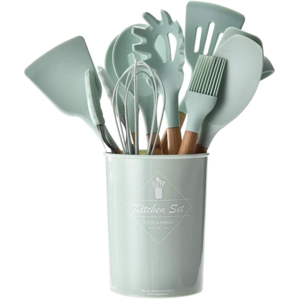 Silikon köksredskap set non-stick 12 delar SQBB