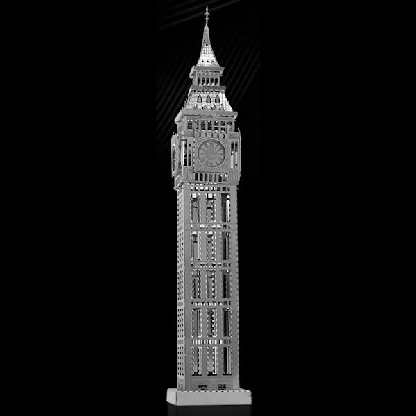 Big Ben 3D metallpusselmodellbyggsatser DIY laserskurna pussel pussel leksak för barn Big Ben