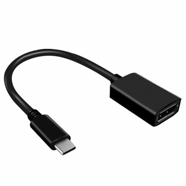 USB-C till Display-adapter (4K60 Hz), Bärbar USB-C-adapter AV-konverteringskabel för MacBook Pro, MacBook Air, iPad Pro, Pixelbook, XPS, Galaxy och mer