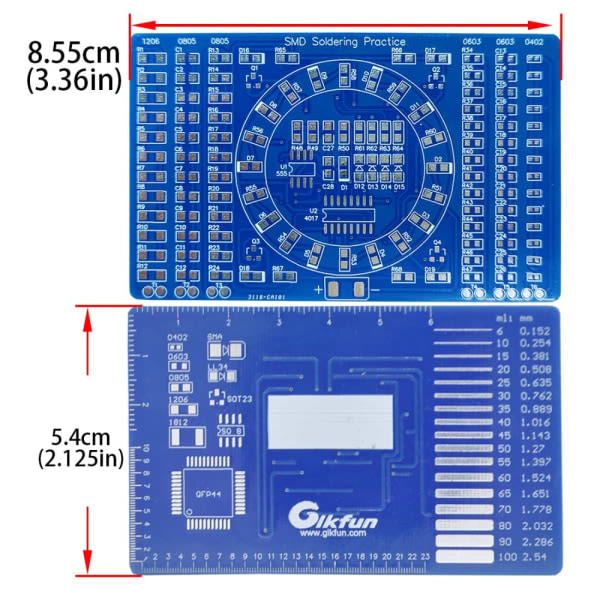 Roterande vattenlampa Kit Elektronisk DIY-färdighetsträning