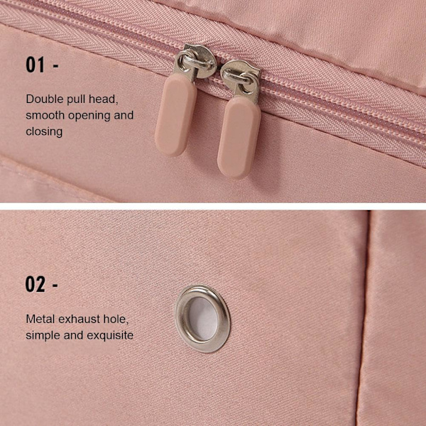 Stærke Flyttekasser, Selvkondenserende Pladsbesparende Ziplock-Organiserer, Abrikos Apricot XL(20.5*16.5*23.6inch)