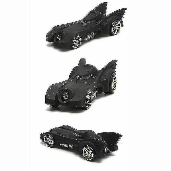 Sett med 6 Batmobile lekebiler i metall_max