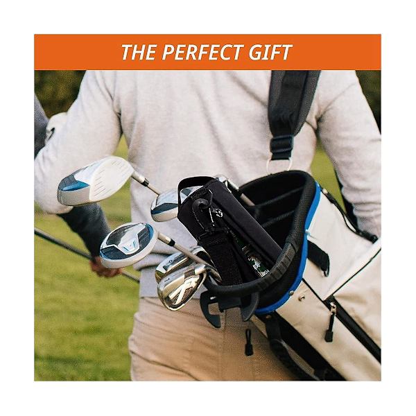 Ölhylsa för golfbag, 7 burkar isolerad golfbag kylfodral, ölhylsa kylare diskret i din golfbag, grå
