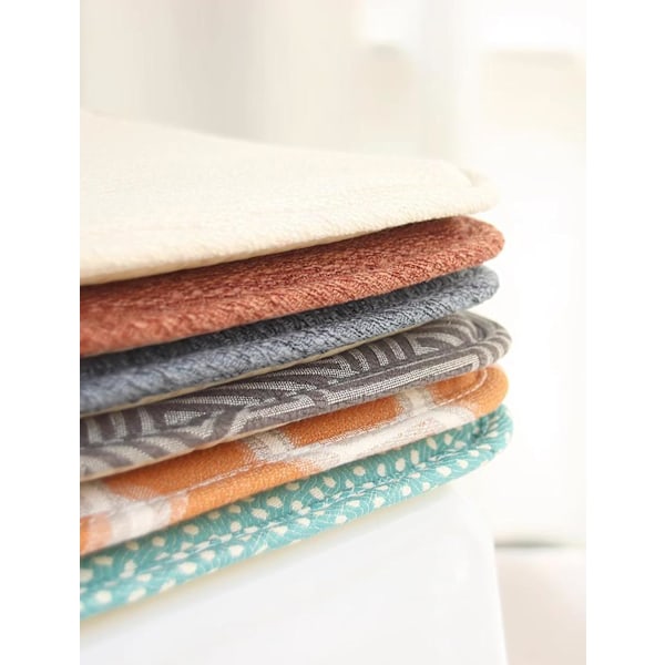 Sett med 2 dype grå firkantede barstols-puter med bånd, 12 x 12 tommer pustende puter Deep Grey 12x12 inch