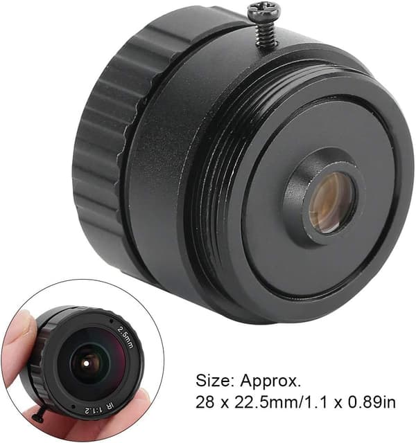 High Definition 3MP CCTV Fastfokus Linse, 2.5mm CS Mount Kamera