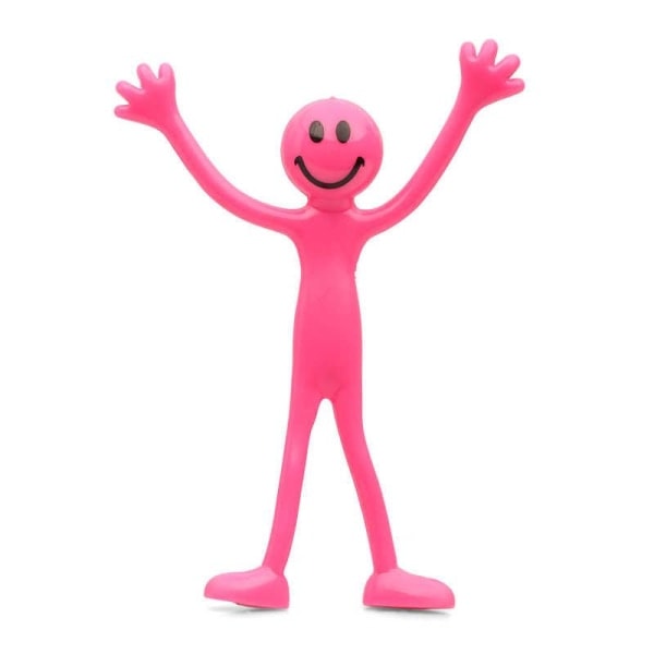 Böjbar Leksaksfigur / Figur - Smiley multifärg