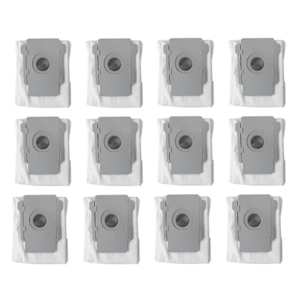 SQBB 12-pack vakuumpåsar för Irobot Roomba I7 I7+/plus S9+ (9550)