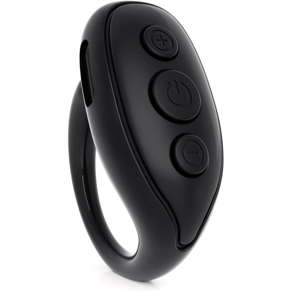 Tiktok Bluetooth Fjärrkontroll Kamera Slutare Fjärrkontroll (svart)