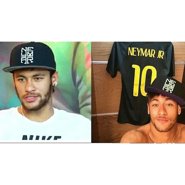 Brasilien Neymar Hatt Hip Hop Snapback Sommar Fotboll Cap Män Mode Baseball Hatt Trucker Kepsar Present för pojkar VIT