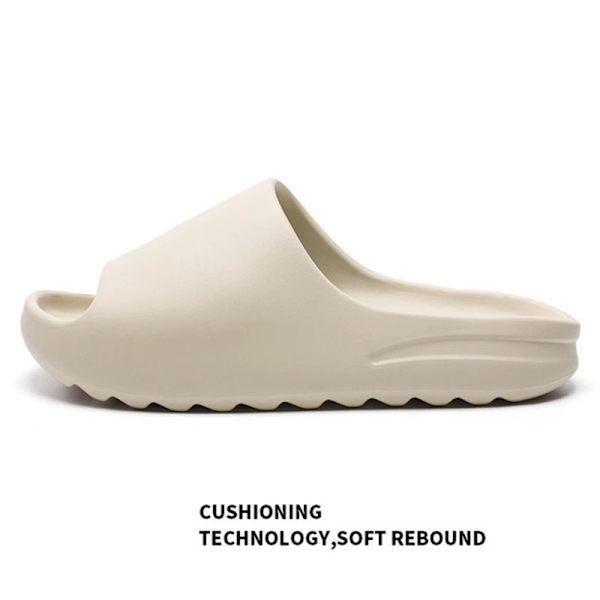 Sommar Clogs Mode Mjuk Botten Strand Män Tompa Kvinnors Sandaler Sjuksköterska Medicinska Sabot Eva Glider Andas Skorna Beige 42-43