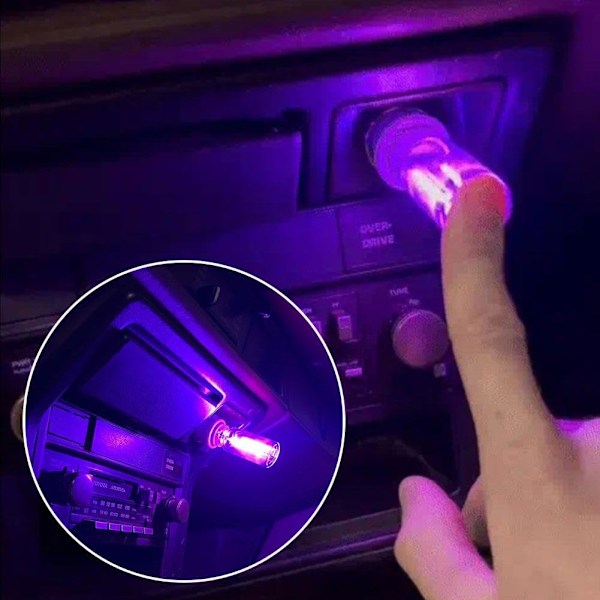 Mini USB Auton Yövalo - Kosketusohjattu LED-Tunnelmavalo Auton Sisätiloihin & Makuuhuoneeseen, Malli B b