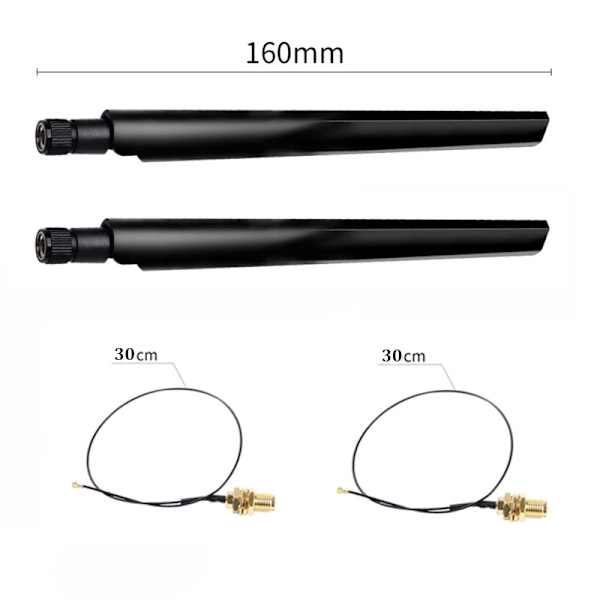WiFi-adapter Intel 7265 1200Mbps Bluetooth 4.2 M.2 Desktop Kit Dual Band 2.4G 5G trådlöst kort för PC Laptop AC7265 Desktop Kit