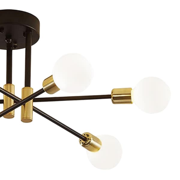 Moderne Sputnik lysekrone taklampe for stue 6 Lights