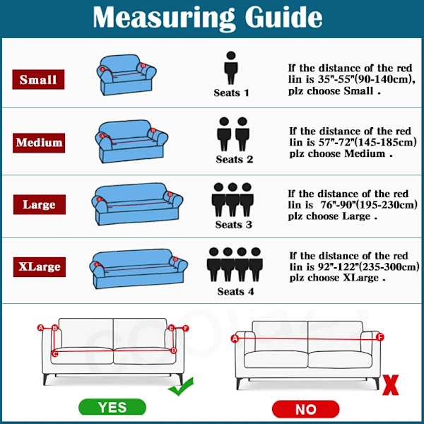 Elastiska sofföverdrag för vardagsrum Geometrisk fåtölj Loveseat Cover Hörn L-formad soffa Behöver beställa 2 delar cover Color 34 Large(190-230cm)1pc