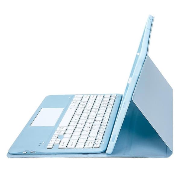 Bluetooth-tangentbord kompatibelt med Galaxy Tab S10 FE+-Perfekt Isblå-max Ice Blue