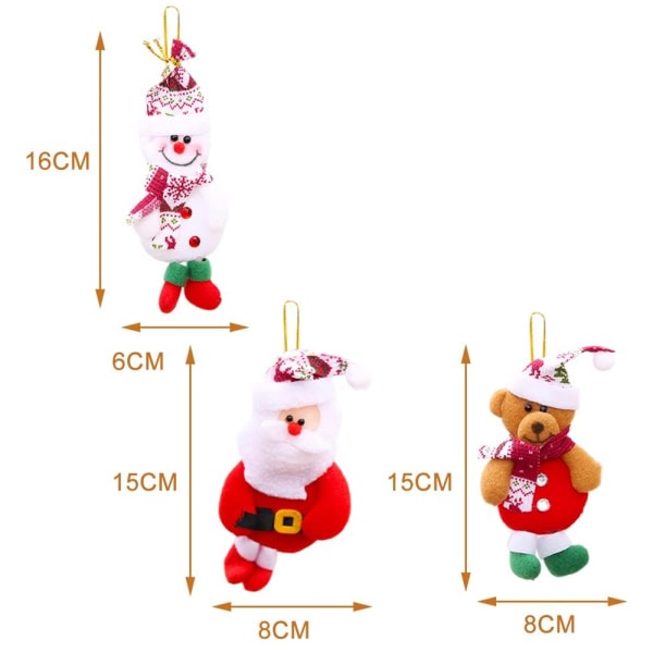CQBB Juldekorationer, hängande prydnader Presenter för barn style 3
