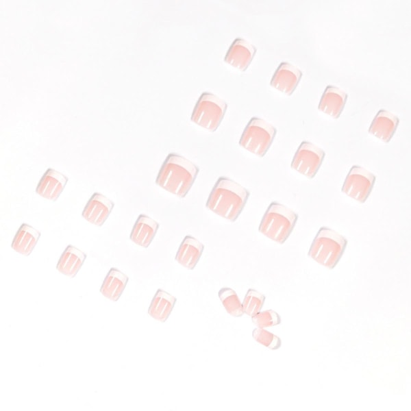 Kort tryck på naglar Impress tryck på naglar Franska falska naglar Bärbara konstgjorda naglar Konstnaglar lämpar sig för kvinnor och flickor [gratis frakt]