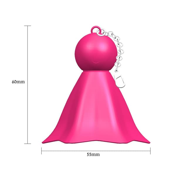 Nippelstimulerande Slickande Vibrator Bröst ROSA - i lager pink