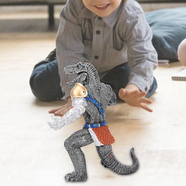 Malli Leikkikalu-Solid Dinosaur Warrior Koriste-Täydellinen lahja-JZD063 Tyrannosaurus Rex Warrior