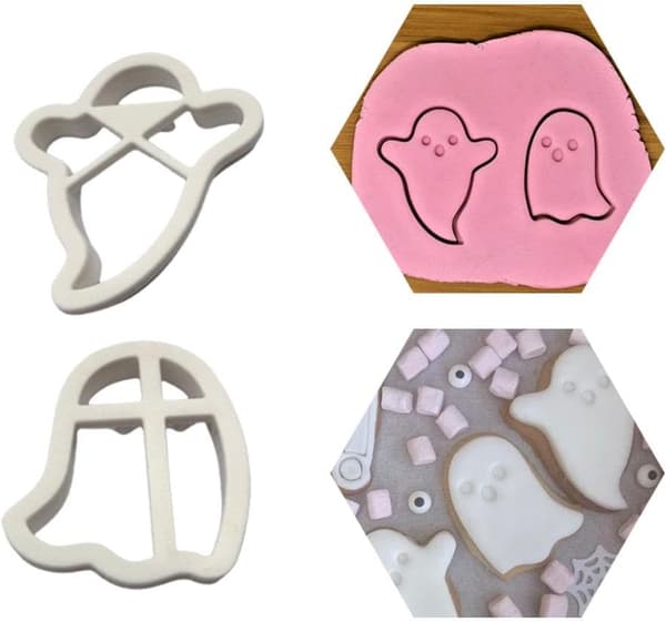 Lille Halloween Cookie Cutter Sæt, Rustfrit Stål Spøgelses Cookie Cutters