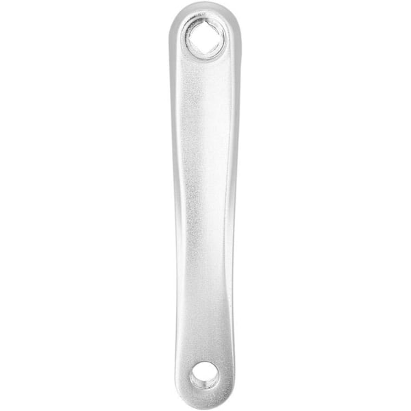 Cykelvev, Universal 170mm Aluminiumlegering Vänster Enkel kedja Vev Cykelbyte vev (Rhombiskt hål-Silver)
