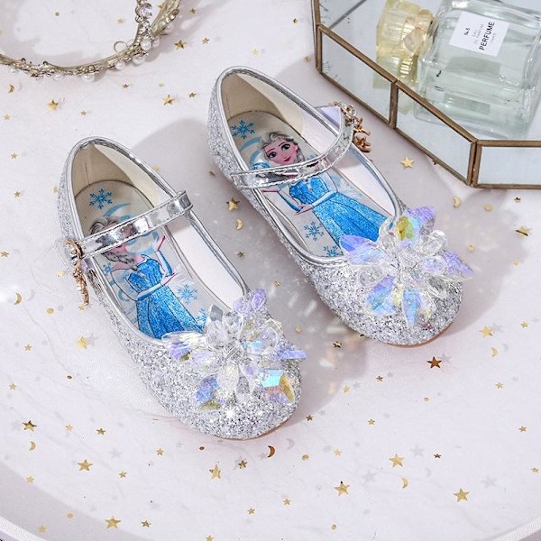 Prinsessakengät Elsa Kengät Lapsille Juhlakenkät Sininen 15,5 cm / størrelse 24 15.5cm / size24