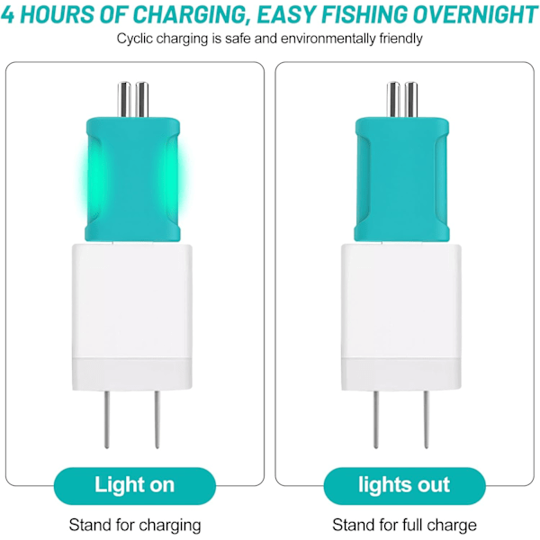 CR 425 LED-batteri för fiskeutrustning - Uppladdningsbart USB-ljustillbehör för fiske Style 5