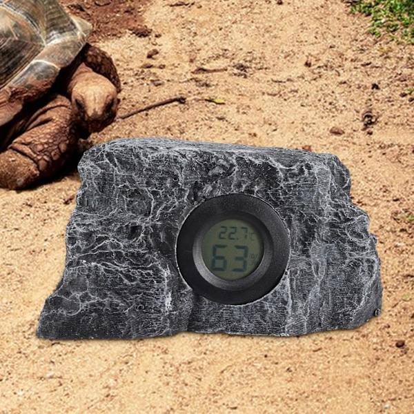 Akvarium Termometer, Stein Design Temperatur- og Fuktighetsmåler for Reptiler