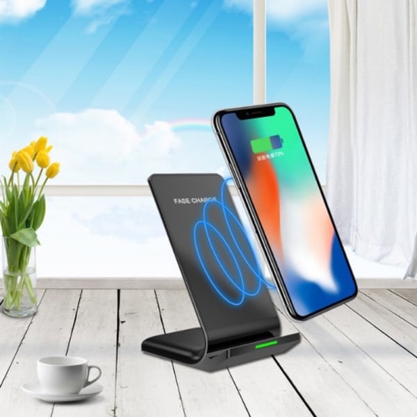 Trådløs oplader 20W - SAMSUNG - IPHONE - HURTIGOPLADNING - Qi 20W