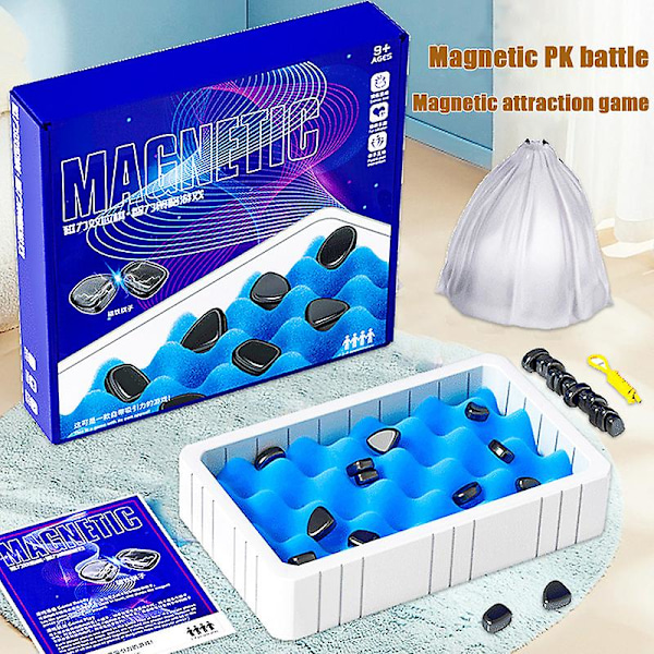Magnetisk effekt Schackspel Set Roligt Förälder-barn Interaktivt damspel Schack [DB] A2 A2