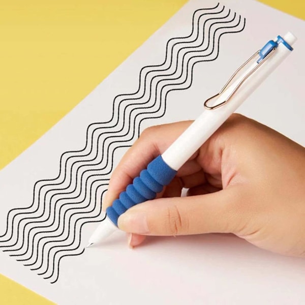 Indtrækkelig fyldepen, genopfyldelig blækpen, 0,38 mm fin nib - titel Peninkless skrivepen 4 stk. kontorartikler