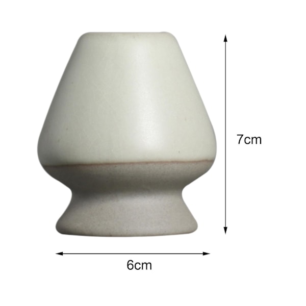 1/2/3 Handgjord Matcha Visp Stativ Teceremoni Teservs för Light Green 6 x 7cm 1Set Light Green 6 x 7cm