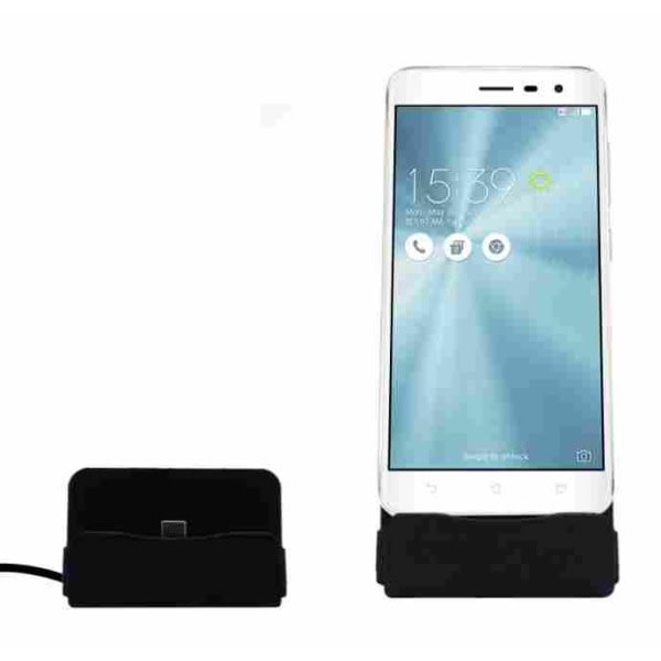 Ladestander / dockingstation til USB-C Sort
