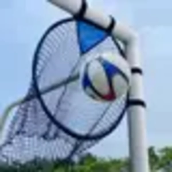 Fodboldtræningsnet - Træningsredskab til baghaven - Bærbare fodboldnet - Fodboldnet - Bærbart fodboldmål - Net til ungdomstræning 45*60cm yellow