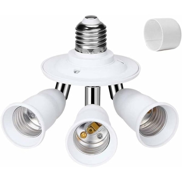 E27-kanta LED-lampulleille, 360° säädettävä, AC 220-240V, 3 kpl E27-sovittimia kattovalaisimen pidikkeille