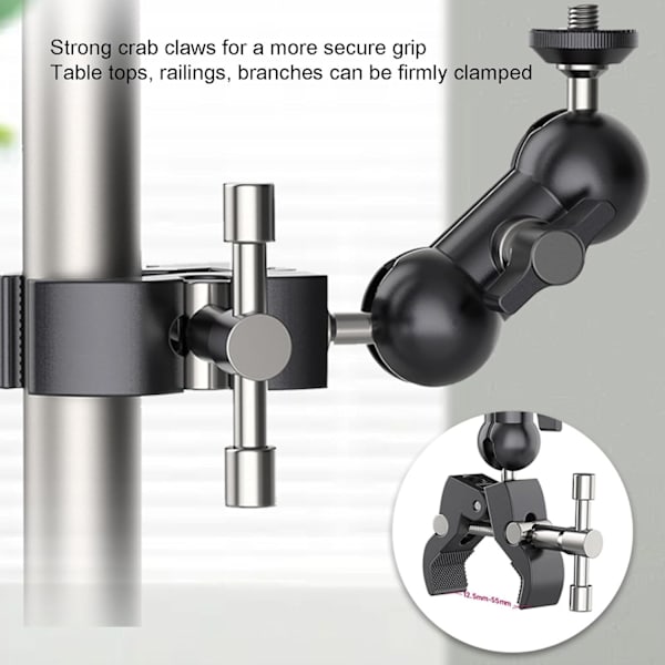 Babymonitor-beslag, 360 graders rotation, robust babykamera-stativ kompatibelt med de fleste babymonitorer