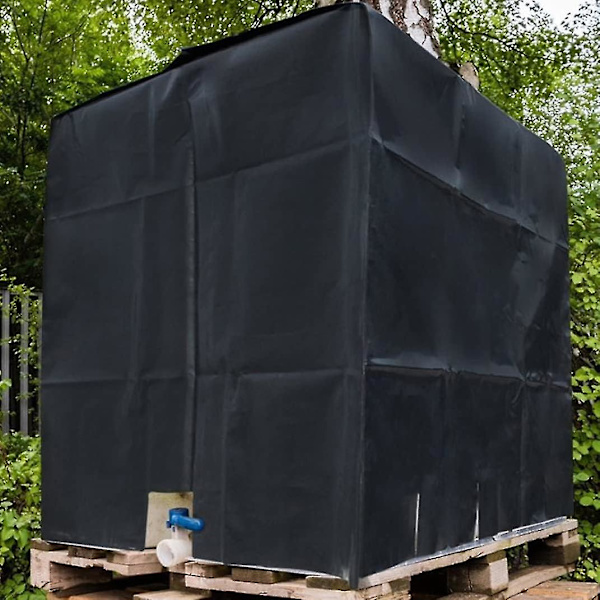 IBC Vattentank Skyddande Överdrag, Vattentank Presenning 1000 Liter IBC Behållare Vattentät Dammtät Ton(120x100x116cm){DB}
