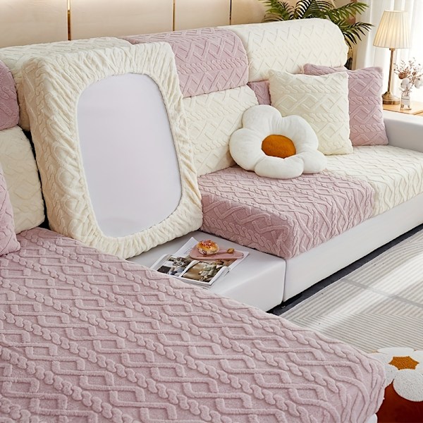 1 st Nordic Stretch Soffa Slipcover, Halkfritt sofföverdrag, Anti Pet Scratch Möbelskydd För Sovrum Kontor Vardagsrum Heminredning