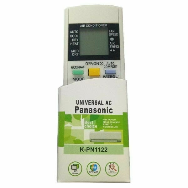 Universal K-PN1122 för Panasonic luftkonditionering fjärrkontroll