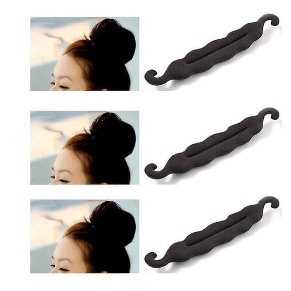 40 stk/sett Kvinner DIY Hårstyling Tilbehørssett Magic Donut Bun Maker Hårnåler_max