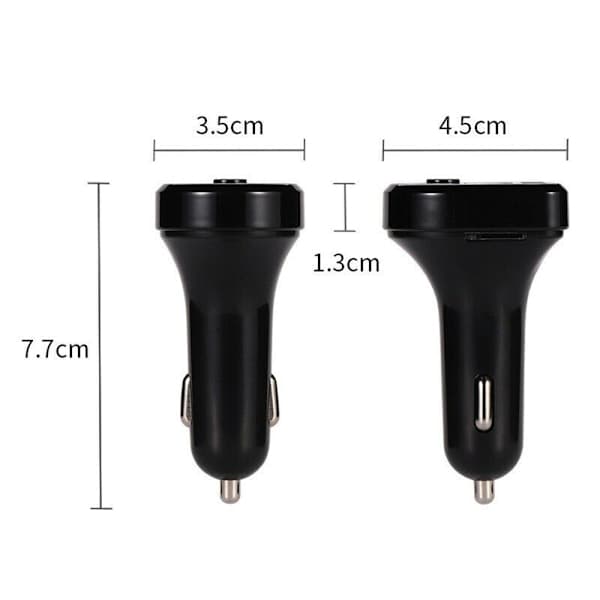 Bluetooth-auton FM MP3-soitin USB-laturi – max