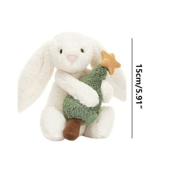 Jellycat Amuseables Joulukuusi Lyx Pupulelu, 18 cm | Pupupehmolelu | Klassinen Lastenlahja Joulukuusi Christmas tree color