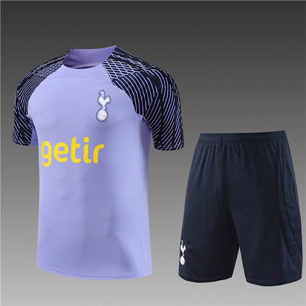23-24 ny sæson Tottenham voksen/barn kortærmet trøjesæt lilla purple 24